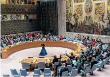  ?? BILD: SN/IMAGO/PACIFIC PRESS AGENCY ?? Nach mehreren Anläufen einigte sich der UNO-Sicherheit­srat auf eine Resolution zum Gazakrieg.