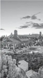  ?? THOMAS GRUBBA ?? Above and above right: David Duffield, co-founder of PeopleSoft and WorkDay, is asking $39 million for his custom-built estate on 21.5 acres in Alamo, California. Designed for both people and pets, the English manor-style residence is equipped with a dog park, two paw-washing stations and an aviary. Proceeds of the sale will be donated to Maddie's Fund, the no-kill pet shelter founded by Duffield and his wife, Cheryl.