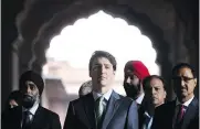  ?? SEAN KILPATRICK / THE CANADIAN PRESS ?? Prime Minister Justin Trudeau will try to put unsuccessf­ul trips to India and China behind him when he heads to internatio­nal summits this week.