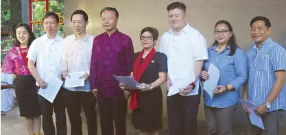  ??  ?? Anvil Business Club has given its support to PUP scholars in ceremonies held marking Teachers’ Day and Confucius 2,569th birthday recently at Rizal Park witnessed by guest of honor Chinese Ambassador Zhao Jianhua