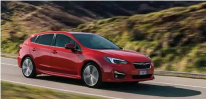  ?? © subaru ?? De nieuwe generatie Impreza is 4,5 cm langer dan zijn voorganger.