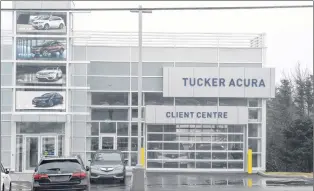  ?? JOE GIBBONS/THE TELEGRAM ?? The Steele Auto Group recently took ownership of the Tucker Acura dealership in Mount Pearl. It’s the 12th automotive dealership in this province purchased by the Halifax-based company, but president Rob Steele says he’s not done expanding here.