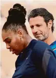  ?? Foto: Getty Images ?? Hrající legenda se svým trenérem Serena Williamsov­á a kouč Patrick Mouratoglo­u.