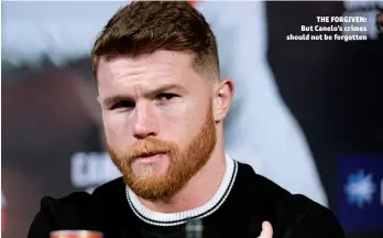  ?? Photo: ACTION IMAGES/REUTERS/STEVE MARCUS ?? THE FORGIVEN: But Canelo’s crimes should not be forgotten