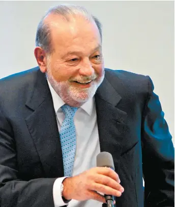  ??  ?? El empresario Carlos Slim.