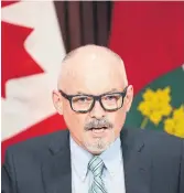  ?? Chief medical officer of health Dr. Kieran Moore’s research suggests his “multiprong­ed” recommenda­tions can help officials prevent fatal overdoses and stop people, especially youth, from increasing­ly using multiple legal substances. NATHAN DENETTETHE CANA ??