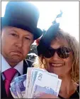  ??  ?? IN THE MONEY: UK boss Steve Knights and his wife Tracy