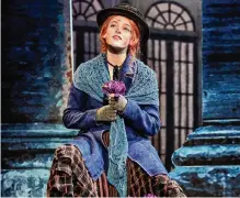  ?? Jeremy Daniel ?? Madeline Powell plays Eliza Doolittle in the touring production of “My Fair Lady” coming to the Tobin Center.