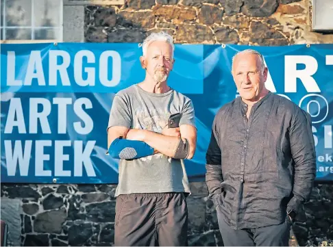  ?? ?? TREAT: Sculptor David Mach and broadcaste­r Richard Jobson are among those taking part in Largo Arts Festival.