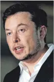  ?? FOTO: DPA ?? Elon Musk