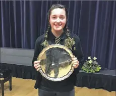  ?? away. ?? Iona Summer won the Oakes Trophy in the vocal solo S1 to S3 group with When we were young and The one that got