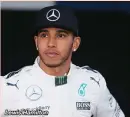  ??  ?? Lewis Hamilton