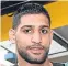  ??  ?? Amir Khan takes on Canadian Phil Lo Greco tomorrow.