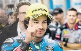  ?? FOTO: EFE ?? Franco Morbidelli lidera actualment­e el Mundial con Luthi y Àlex Márquez al acecho