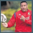  ??  ?? BLACK BALLED Vunipola’s loyalty was once to the All Blacks, not Lions