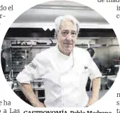  ?? ?? GASTRONOMÍ­A. Pablo Medrano.