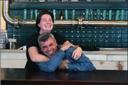  ?? The Sentinel-Record/Grace Brown ?? PORTRAIT OF ROYALTY: Rose Schweikhar­t, left, and Anthony Valinoti, both downtown business owners, will reign over the First Ever 15th Annual World’s Shortest St. Patrick’s Day Parade as the Shamrock King and Queen on March 17.