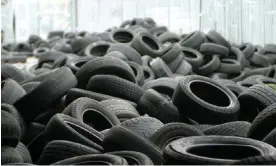  ?? Photograph: Ian Nicholson/PA ?? Tyre wear particles are considered by environmen­tal scientists to be one of the most significan­t sources of microplast­ics in the ocean.