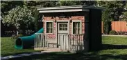  ?? Courtesy of GHBA ?? Legend Homes designed and built the 2021 HomeAid Project Playhouse, Union Station.