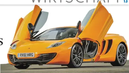  ?? BILD: SN/MCLAREN AUTOMOTIVE LIMITED ?? Die Fahrgastze­lle dieses Supersport­wagens von McLaren kommt aus Salzburg.