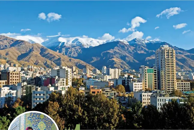  ??  ?? TAKING SHAPE With the attractive contours of both its cityscape and nature, Iran is repeatedly named as a go-to travel destinatio­n