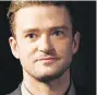  ??  ?? Justin Timberlake