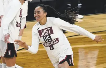  ?? Ethan Miller / Getty Images ?? Haley Jones and Stanford are the team to beat in the Alamo Region and the whole tournament.