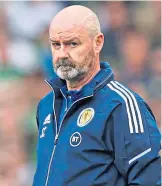  ?? ?? Scotland head coach Steve Clarke.