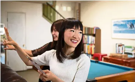  ??  ?? Kondo’s new reality show is based on The Life-Changing Magic Of Tidying Up, the 2014 best-seller that introduced the world to the art of declutteri­ng.