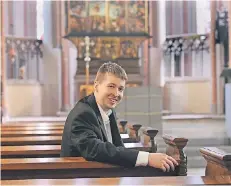  ?? RP-FOTO: WOLFGANG KAISER ?? Michael Druyen hat bereits eine bewegte Karriere hinter sich und wird Anfang April zum Diakon geweiht.