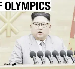  ??  ?? Kim Jong Un