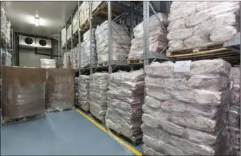  ??  ?? Envisionin­g a local cold storage facility capable of freezing meat and produce, and storing it temporaril­y, the Imperial Regional Alliance has submitted a request for qualificat­ions for a cold storage project business plan. The proposed facility would be similar to a 50,000-square-feet warehouse that would be outfitted with extra insulation and the equipment needed to freeze and store large quantities of food such as that seen here. ADOBE STOCK PHOTO