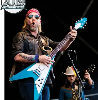  ??  ?? More than just familiar names:
Devon Allman (left) and Duane
Betts with the Allman Betts band.