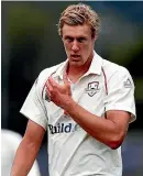  ??  ?? Canterbury’s Kyle Jamieson has recorded the third-best bowling figures in T20 history.