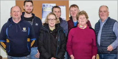  ??  ?? At the Agri AIM course held in Ballyculla­ne in 2019 (from left): James Power, Philip Kehoe, Hazelle Neville, Justin Egan, Thomas Kinsella, Kathleen Kinsella and Jim Foran (tutor).