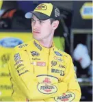  ?? CHUCK BURTON/AP ?? Joey Logano knows he is in a precarious position heading to the Chase eliminatio­n race at Talladega, tied for the eighth and final spot for advancing to the next round.