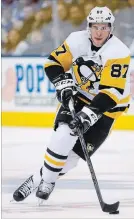  ?? RICK MADONIK TORONTO STAR FILE PHOTO ?? Sidney Crosby and team members spoke Saturday night about a shooting at a Pittsburgh synagogue that left 11 dead.