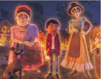  ?? DISNEY-PIXAR ?? “I never thought I’d be working in a Disney-Pixar movie at my age,” says Anthony Gonzalez, 13, who voices Miguel in Coco. “I grew up watching these films!”