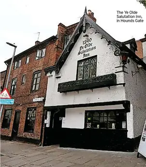  ?? ?? The Ye Olde Salutation Inn, in Hounds Gate