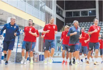  ?? IVICA GALOVIĆ/PIXSELL ?? Posljednje pripreme Naša futsal reprezenta­cija pripremala se u Slavonskom Brodu