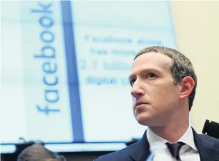  ?? PHOTO: REUTERS ?? Partisan tendencies . . . Facebook’s chief executive Mark Zuckerberg has been accused of getting ‘‘too close’’ to United States President Donald Trump.