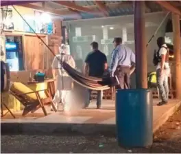  ?? ?? ESCENA. El asesinato de Ronald García fue en el interior de un car wash en la colonia Las Palmas.