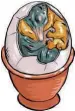  ??  ?? 3. Balut: Huevo de pato cocido, pero un huevo ya fertilizad­o y con el embrión dentro. Procede de .....................