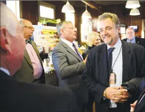  ?? Christian Abraham / Hearst Connecticu­t Media file photo ?? Metro-North Railroad President Joseph Giulietti arrives at Steam Cafe, which is the restored train station in Westport in 2014. Giulietti has been selected to lead Connecticu­t’s Department of Transporta­tion.