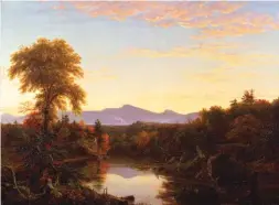  ??  ?? Thomas Cole (1801-1848), Catskill Creek, New York, 1845. Oil on canvas, 26½ x 36 in. New-york Historical Society, The Robert L. Stuart Collection, gift of his widow Mrs. Mary Stuart, S-157.