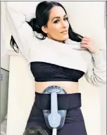  ??  ?? AB FAB: Nikki Bella (from top),