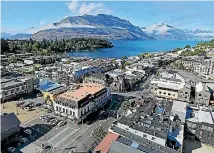  ??  ?? The growth of internatio­nal tourist traffic explains the loss of owner-operated boutique stores in downtown Queenstown in favour of internatio­nal retailers.