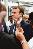  ?? Foto: afp ?? Will Vetternwir­tschaft in der Politik er schweren: Emmanuel Macron.