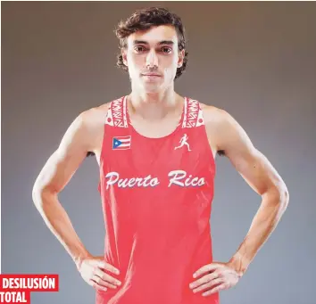  ?? tonito.zayas@gfrmedia.com ?? DESILUSIÓN TOTAL
Rob Napolitano amaba del atletismo que los criterios de clasificac­ión eran puramente objetivos, pero aclara que ya no es así y que debido a ello a Tokio no irán todos los mejores corredores de cada modalidad.