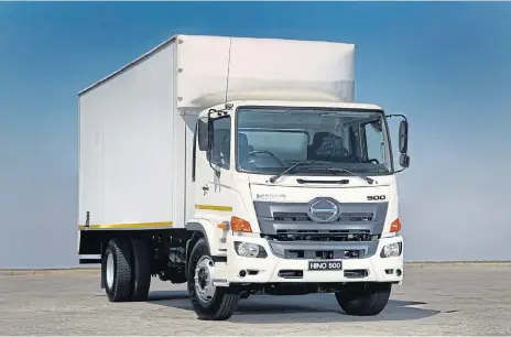  ??  ?? Hino’s heavy commercial sales, which included the new Hino 500 Wide Cab models, were up 19.3%.